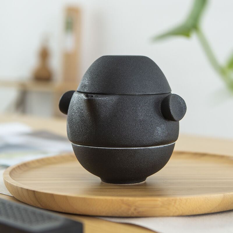 陶瓷旅行杯套装 &nbsp;便携茶具套装 企萌韵动 831011